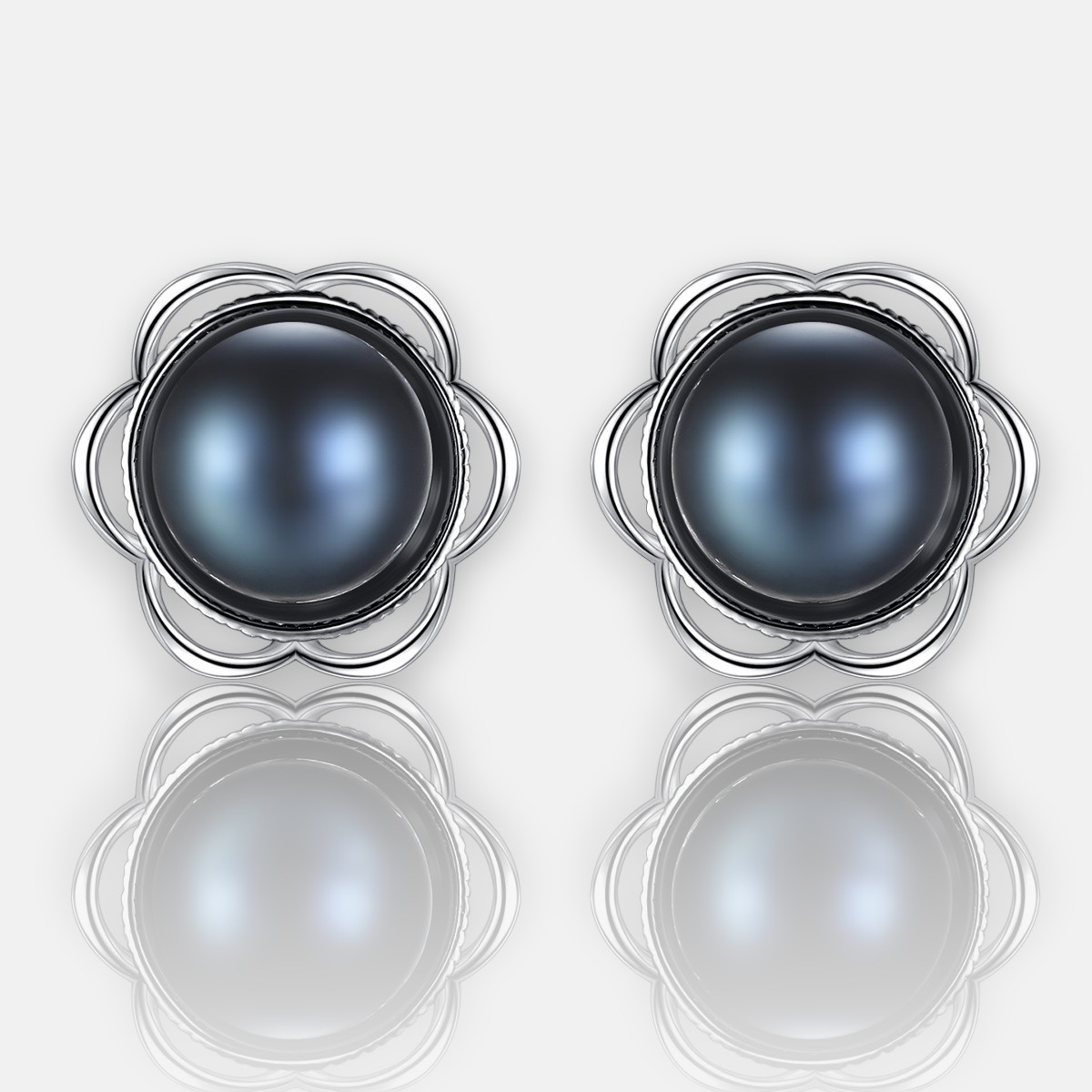 Elegant Freshwater Pearl Earrings in S925 Sterling Silver for Women