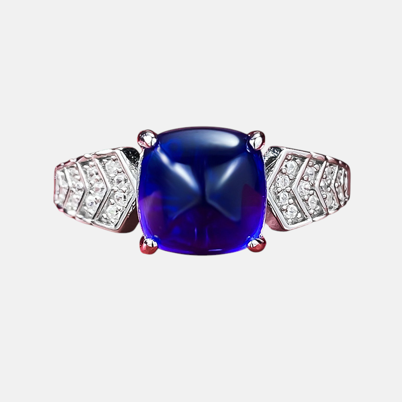 Sapphire Ring – Royal Blue Sugarloaf S925 Silver Ring