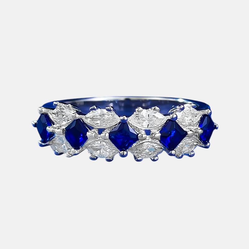 Sapphire Ring – Noble Blue S925 Sterling Silver Ring