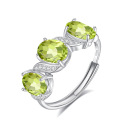 Peridot Triple Ring