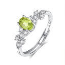 	Peridot Leaf Ring