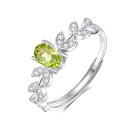 	Peridot Leaf Ring