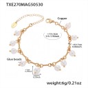 Round bead bracelet(15+5cm)