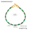 Green zircon bracelet