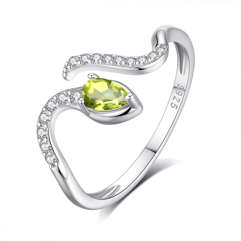 Snake Ring – S925 Sterling Silver Adjustable Serpent Design