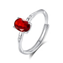 	Garnet Bamboo Ring