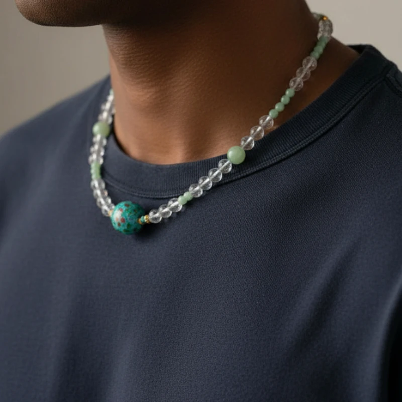 Crystal Necklace – Elegant Natural Crystal Pendant Necklace for Everyday Style