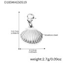 Steel shell pendant*2