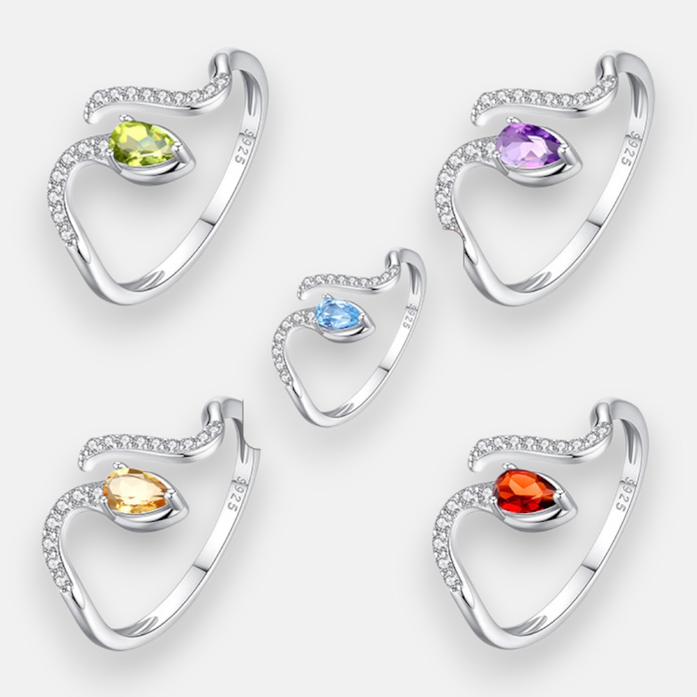 Snake Ring – S925 Sterling Silver Adjustable Serpent Design