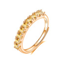 Citrine Crystal Band