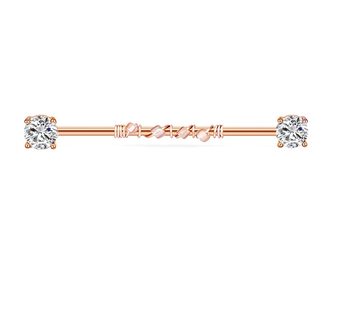 Double Ear Piercing Jewelry – Long Bar Industrial Bridge Piercing Earring