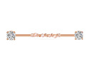 	White Zircon Rose Gold