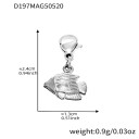 Steel fish pendant*4