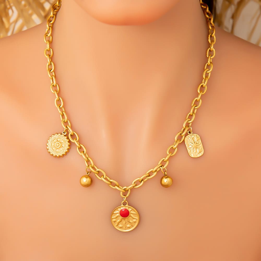 Matching Necklaces for Couples – Angel & Devil Vintage Skull Pendant Set