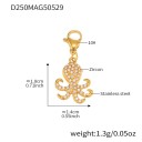 Gold octopus pendant*1