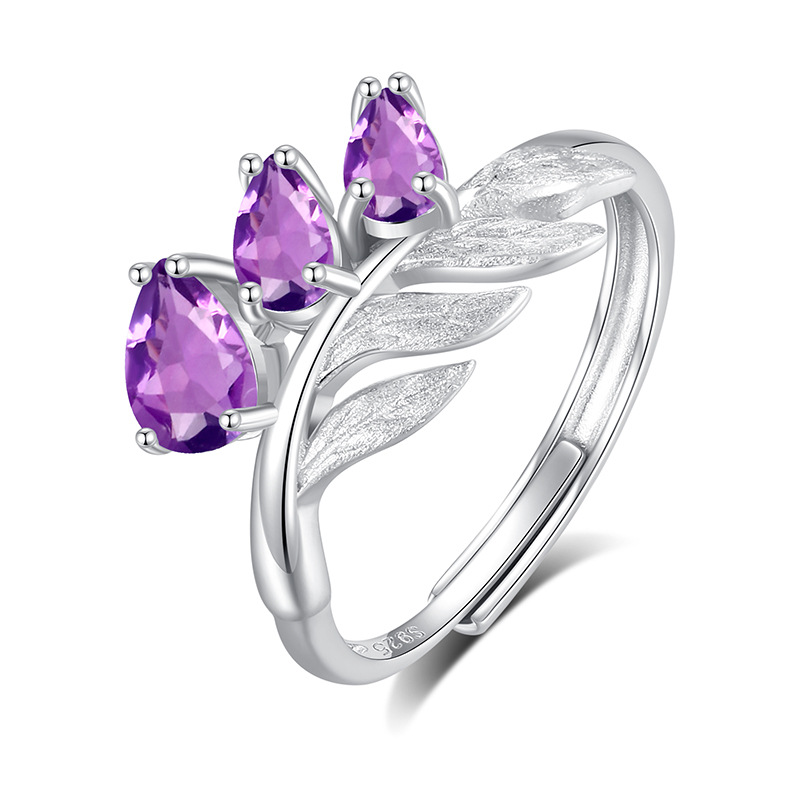 Leaf Pendant Necklace Set – S925 Sterling Silver Crystal Jewelry | Blingku