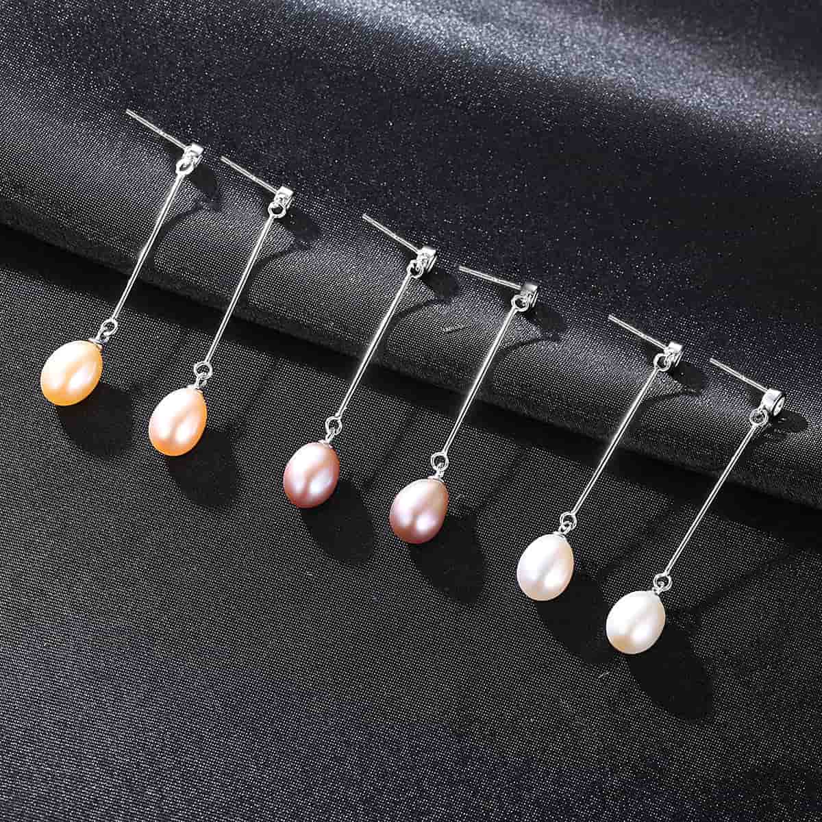 Freshwater Pearl Earrings – Elegant S925 Silver Jewelry for Women