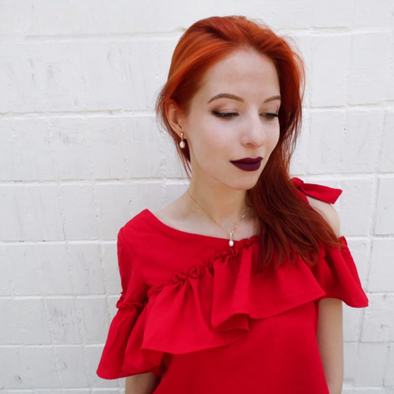 S925 Sterling Silver Freshwater Pearl Pendant Necklace for Women