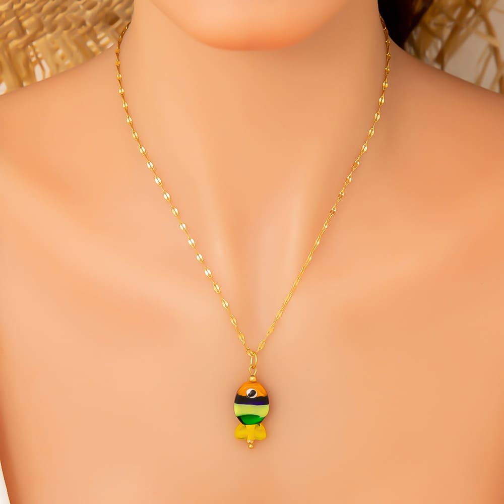 Trending Necklaces for Women – Minimalist Tropical Fish & Starfish Pendant Choker