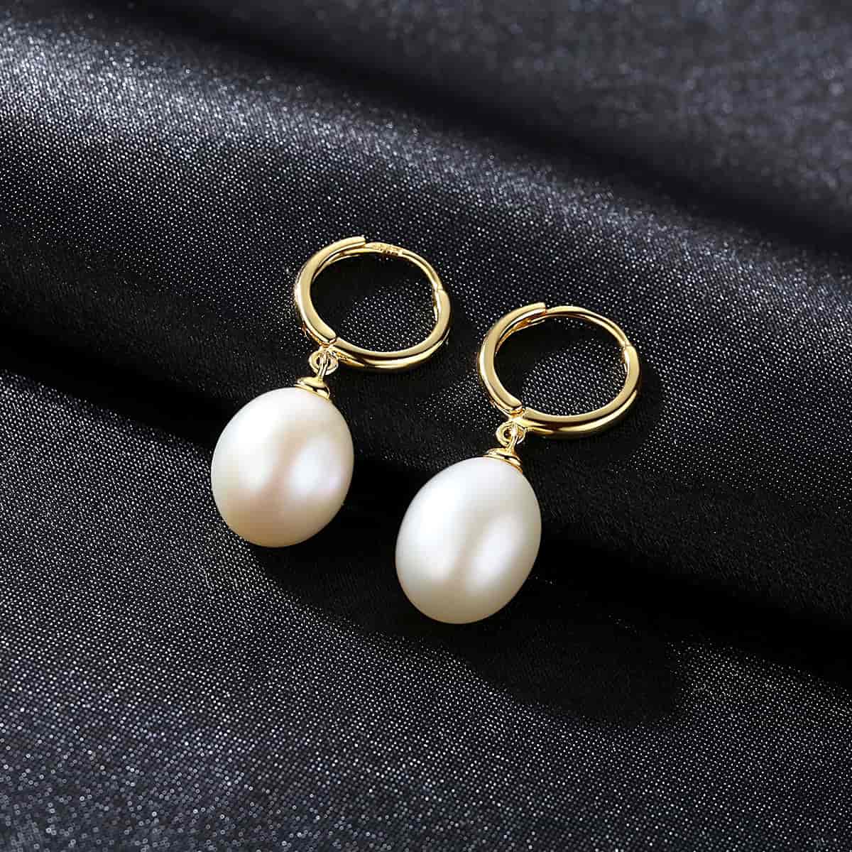 Freshwater Pearl Earrings – Elegant S925 Sterling Silver Earrings for Women