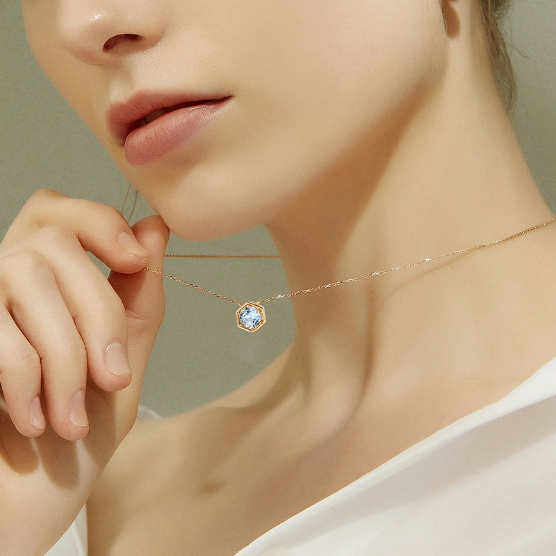 December Birthstone Necklace – Tanzanite, Turquoise, or Zircon under $80