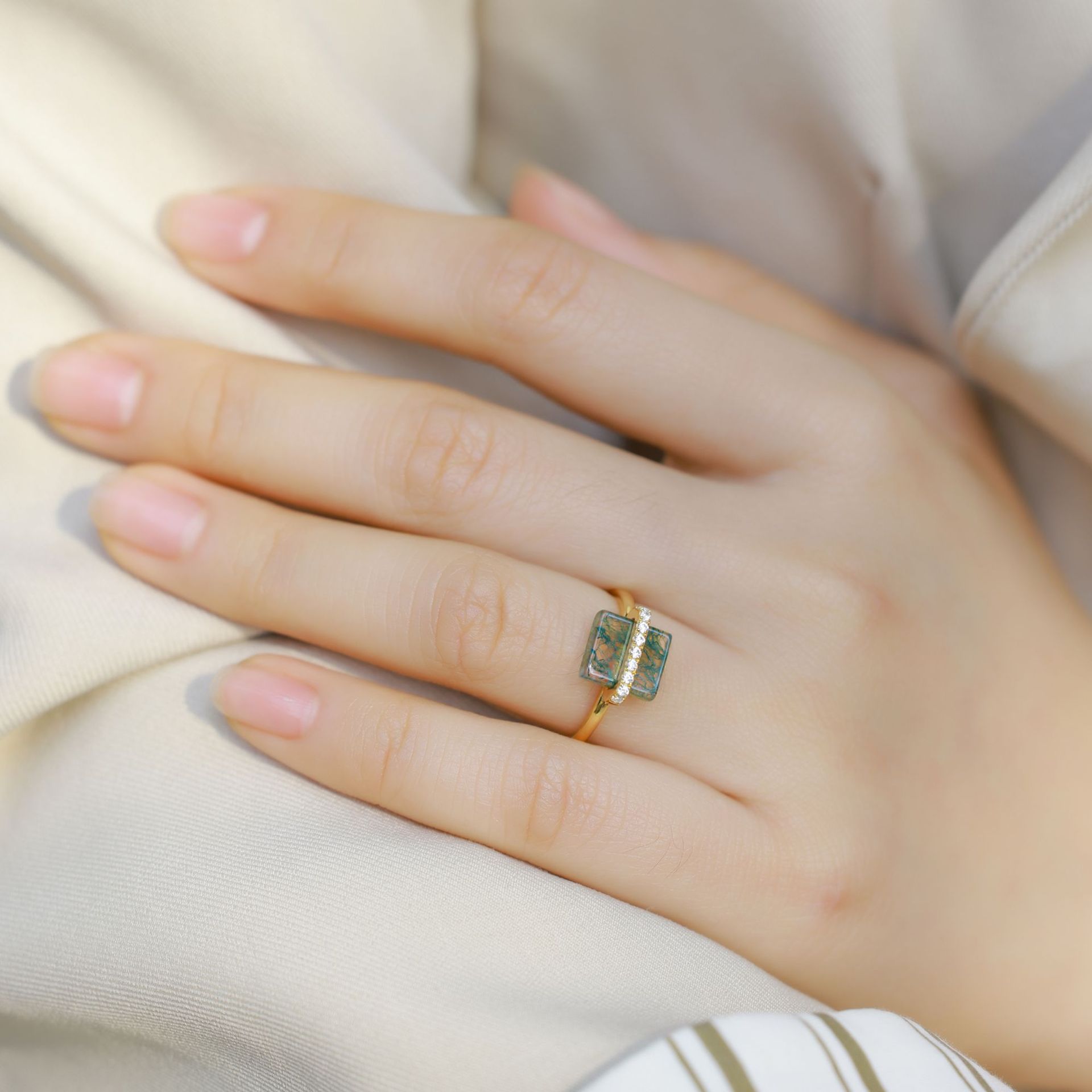 Why a Moss Agate Ring is Your Ultimate Healing Stone?-Birthstone Jewelry