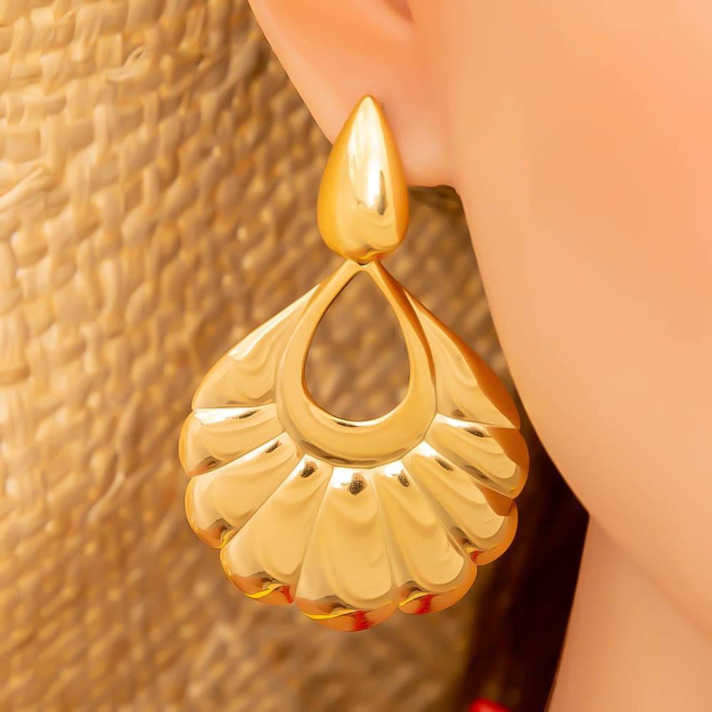 Teardrop Earrings – French Vintage Style Waterproof Statement Drops