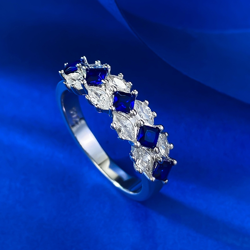 Sapphire Ring – Noble Blue S925 Sterling Silver Ring