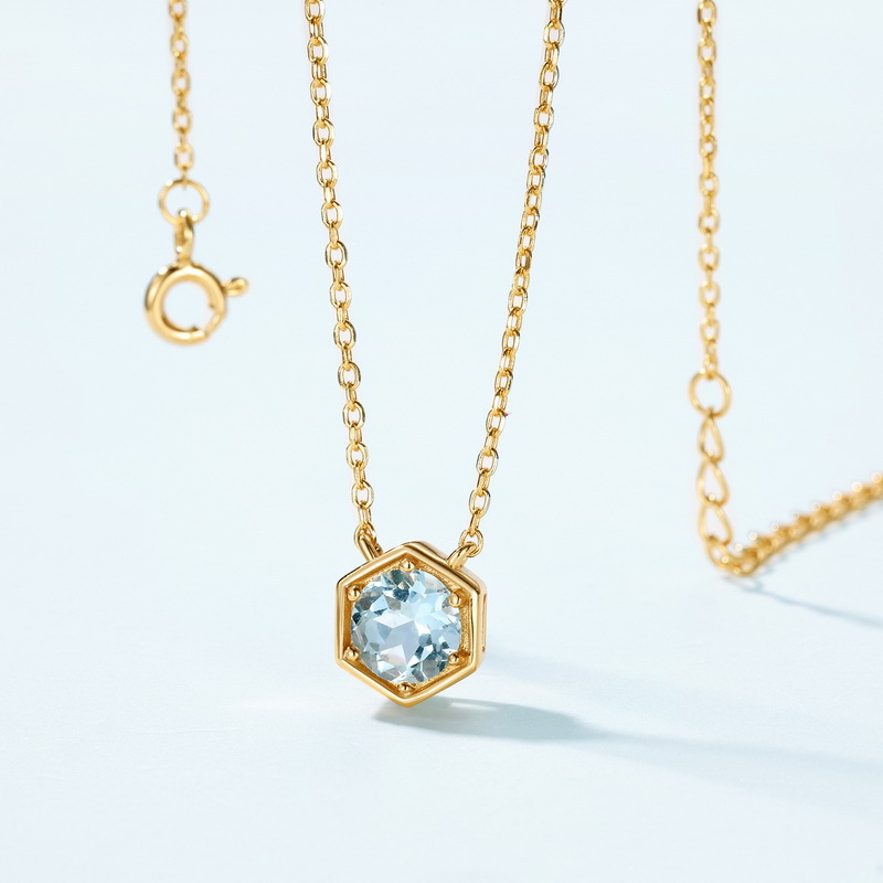 December Birthstone Necklace – Tanzanite, Turquoise, or Zircon under $80