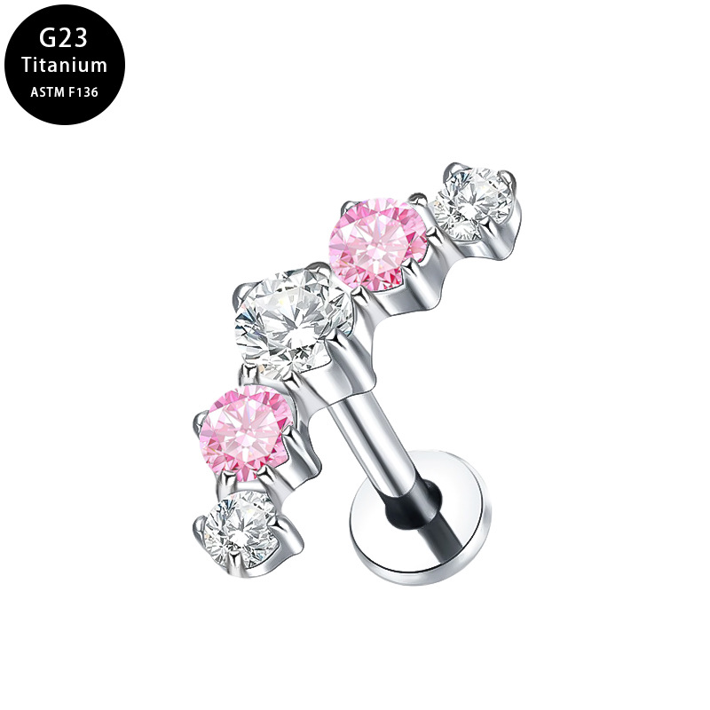 Minimalist Cartilage Stud Earrings – Flat Back Surgical Steel Piercing Jewelry