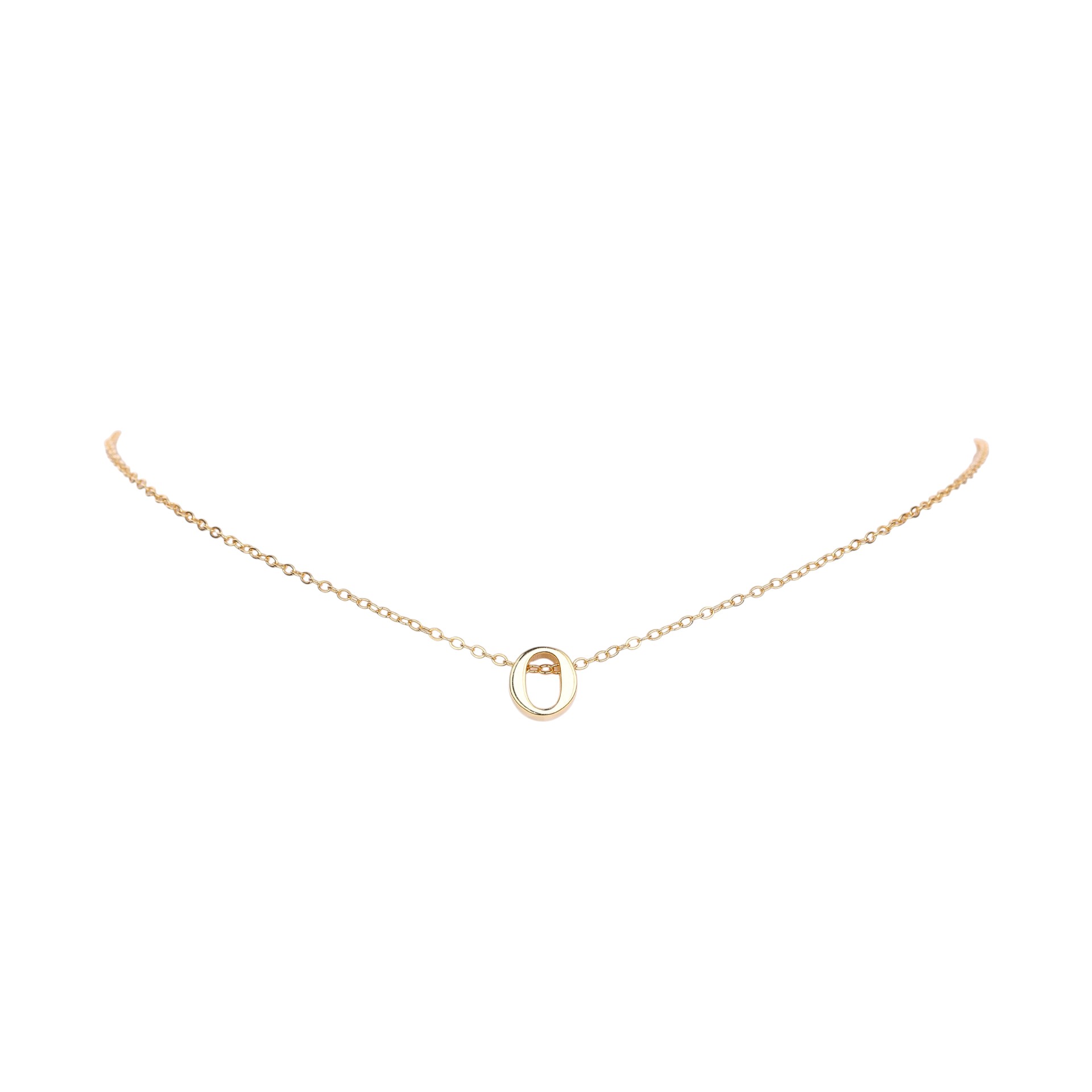 Initial Necklace – S925 Sterling Silver A–Z Alphabet Pendant Clavicle Chain