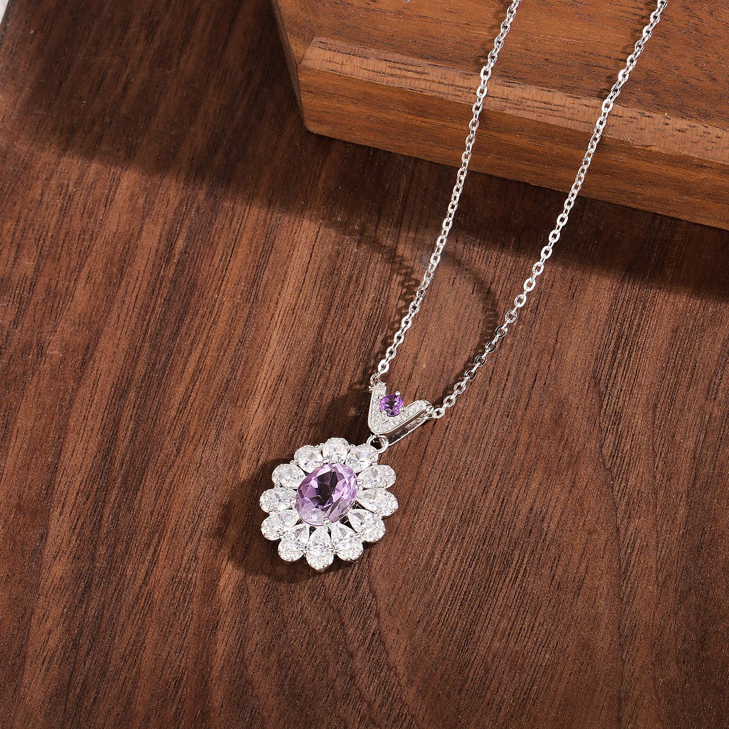 Amethyst Necklace - S925 Sterling Silver Sweet Dream 