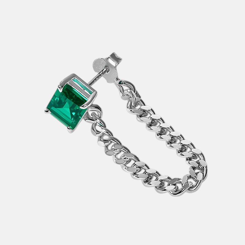 Tassel Earrings – Long S925 Sterling Silver Chain Drop Design