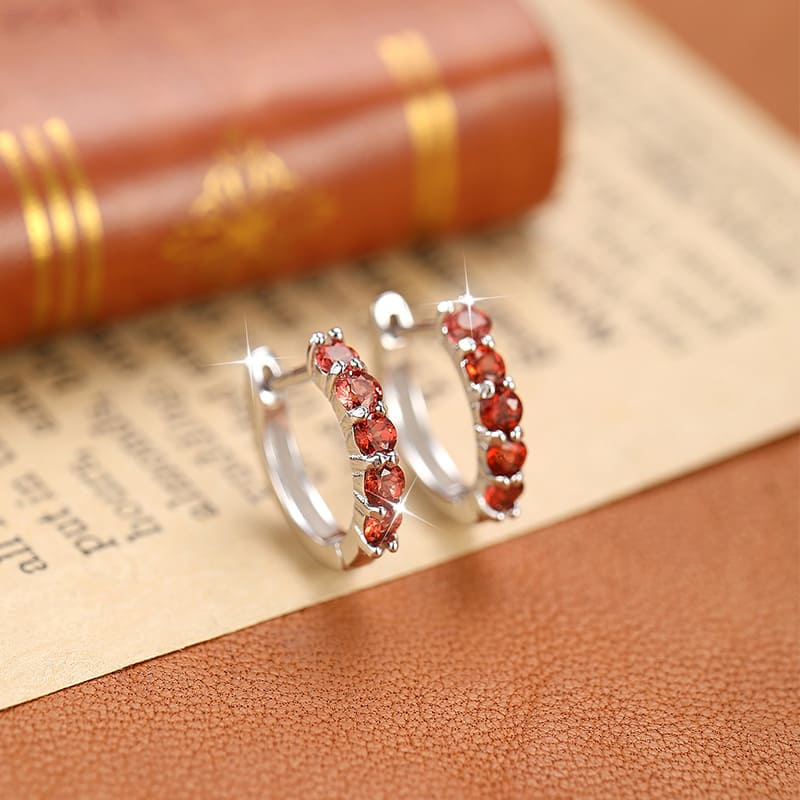 Summer Stud Earrings for Women – S925 Sterling Silver with Natural Peridot