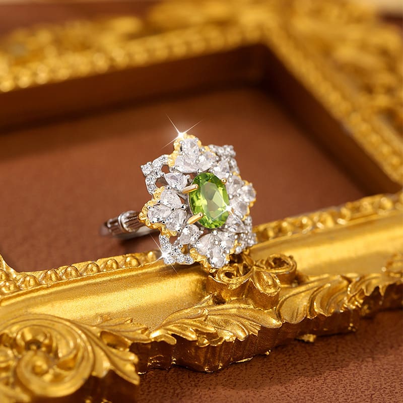 Luxury Multicolor Gemstone Ring – Birthstone Rings for August in Sterling Silver