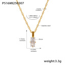 Gold pendant necklace