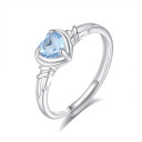 Topaz Heart Ring