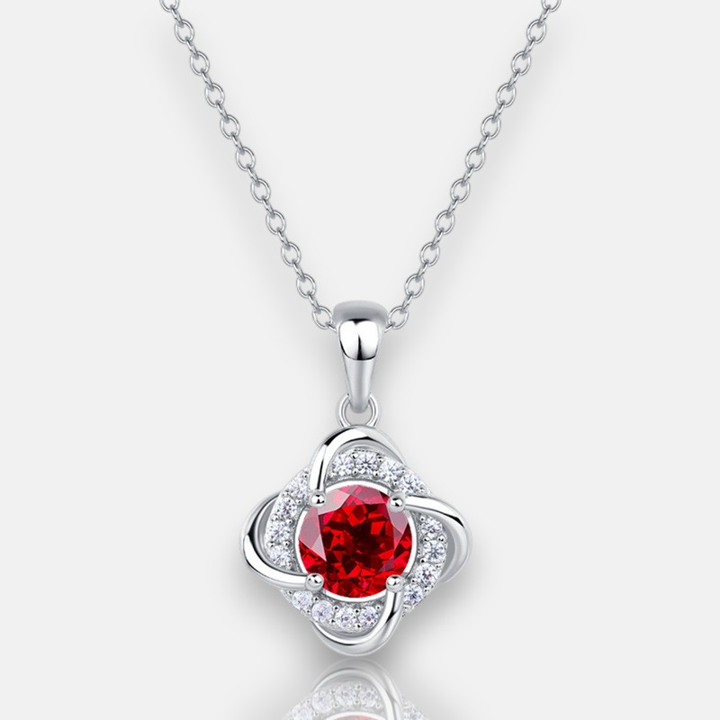 Four-Leaf Clover Jewelry – Windmill-Inspired S925 Silver Pendant Necklace