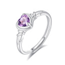 	Amethyst Heart Ring