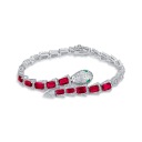 Cultivated ruby ​​bracelet