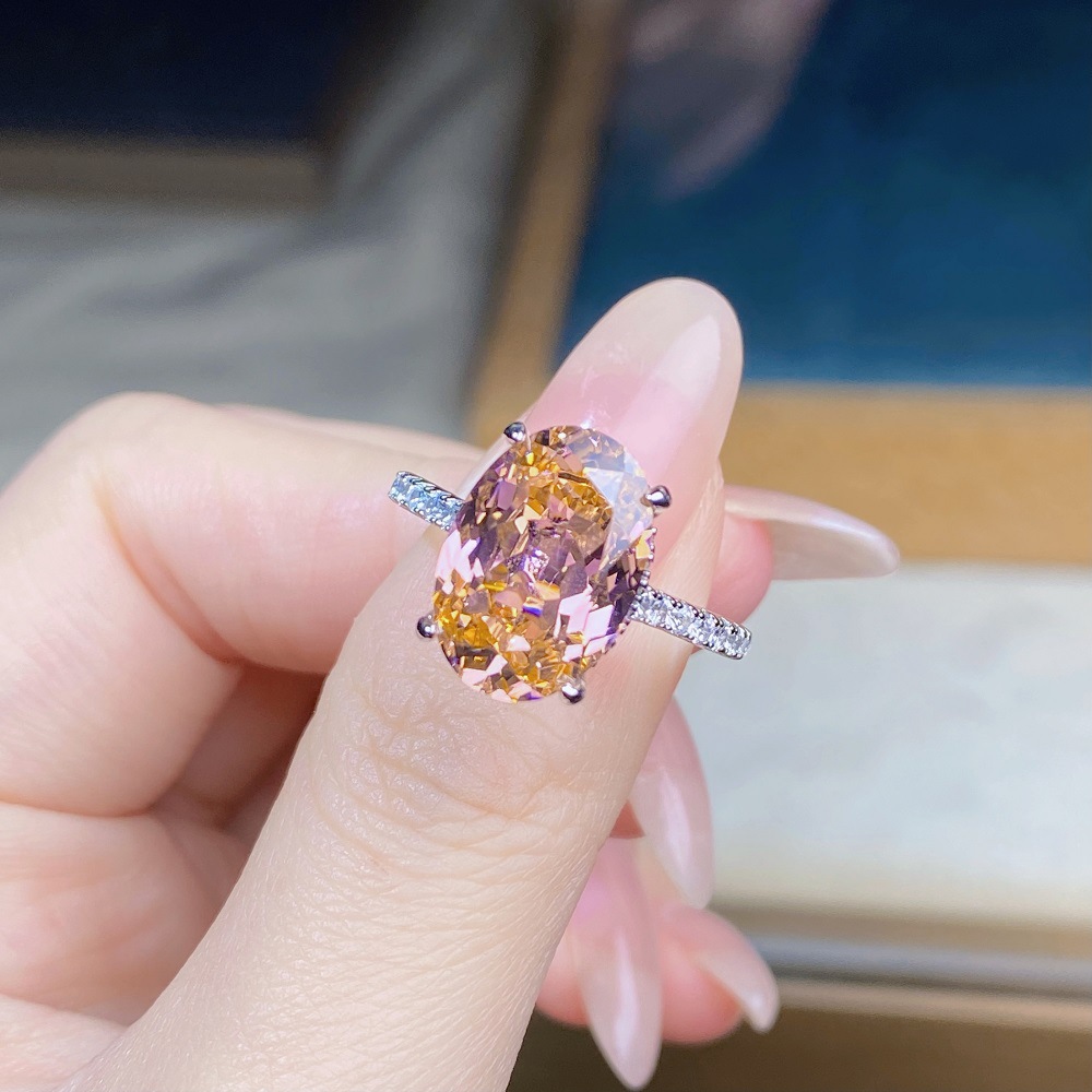 Radiant Ice-Flower Cut Aquamarine Ring in S925 Sterling Silver – Elegant March Birthstone Jewelry