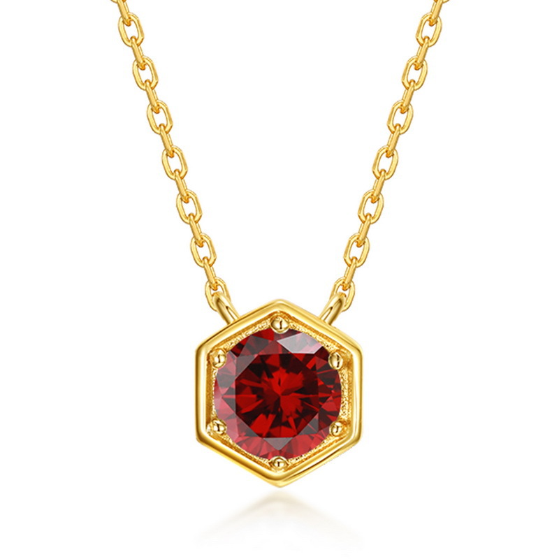 January Birthstone Necklace – Garnet