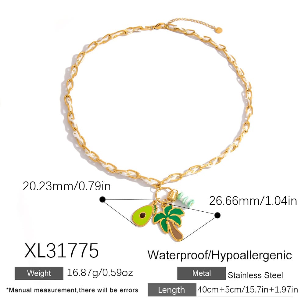 Discount Gold Necklaces – Bold Ocean Creature Pendant with Braided Cord