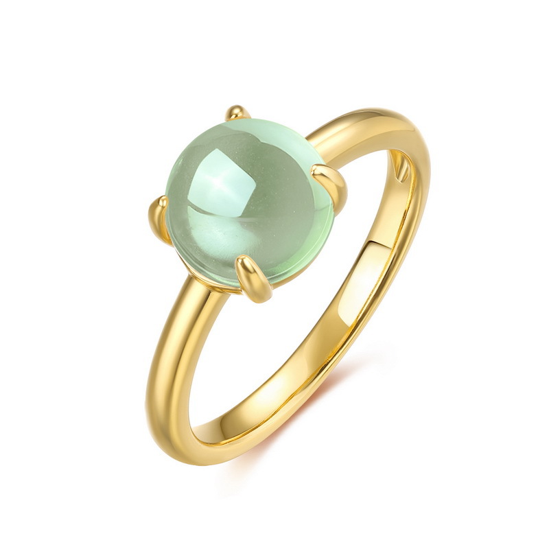 January birthstone ring with synthetic alexandrite greenish purple CZ