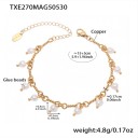 Heart bead bracelet(15+5cm)