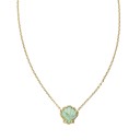 Blue shell necklace