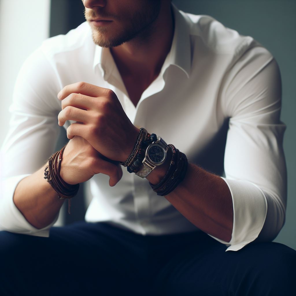 Discover the essence of timeless elegance with our Men's Jewelry collection. Elevate your look today and make a statement of sophistication! 