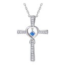 blingku cross -12. December(Created Blue Topaz)