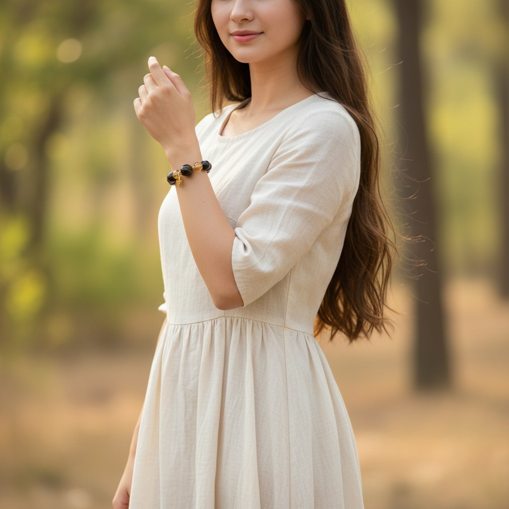 Crystal Bead Bracelet – Natural Crystal Jewelry for Women