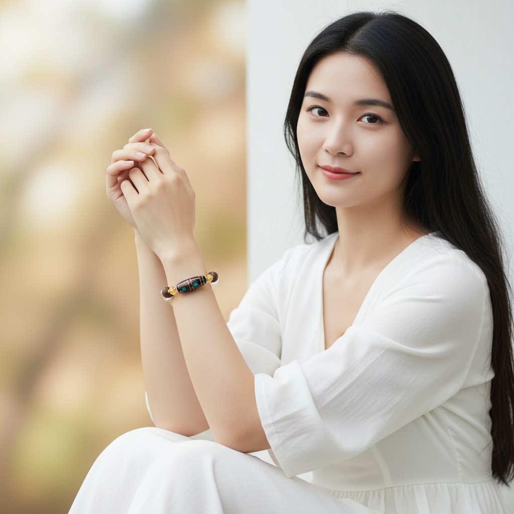 Crystal Bracelet – Elegant Natural Crystal Bead Bracelet for Women